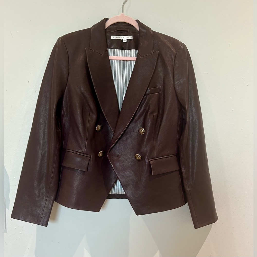 VERONICA BEARD
Gail Leather Solid Oxblood Dicky J… - image 10